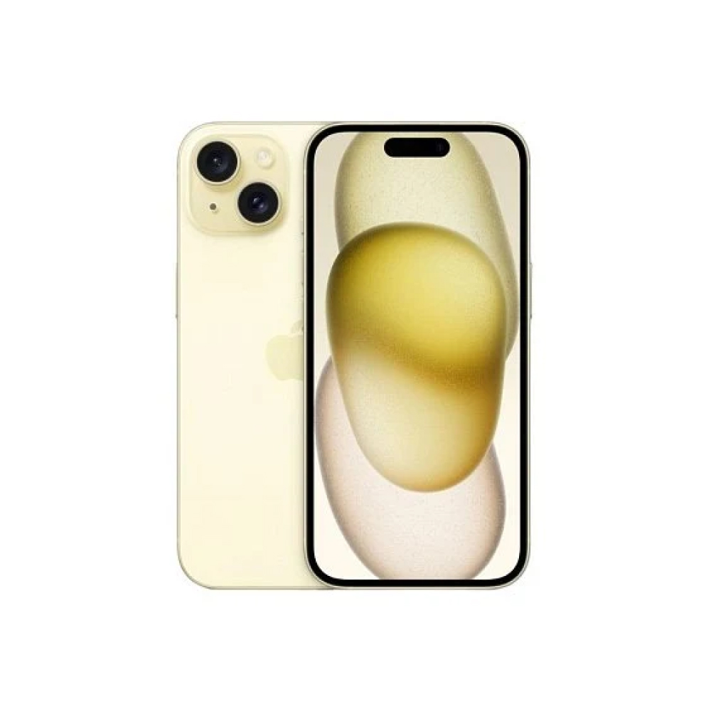 Смартфон Apple iPhone 15 128 ГБ (nano-SIM + eSIM). Цвет: желтый