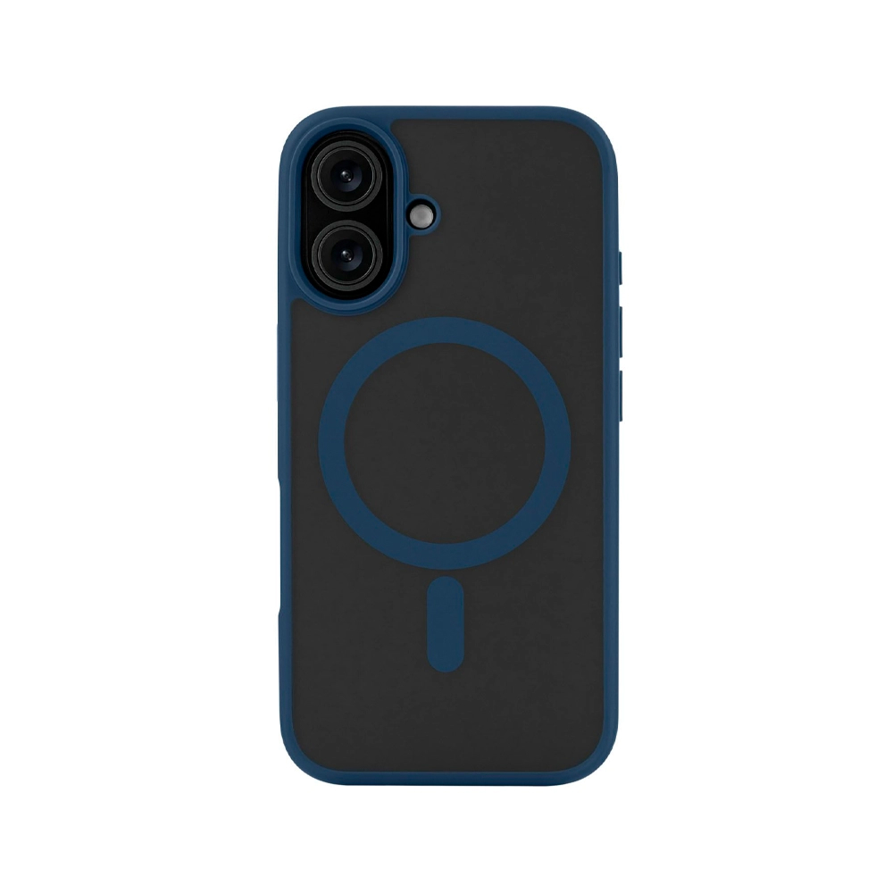 Чехол защитный uBear Cloud Mag Case для iPhone 16. Цвет: темно-синий