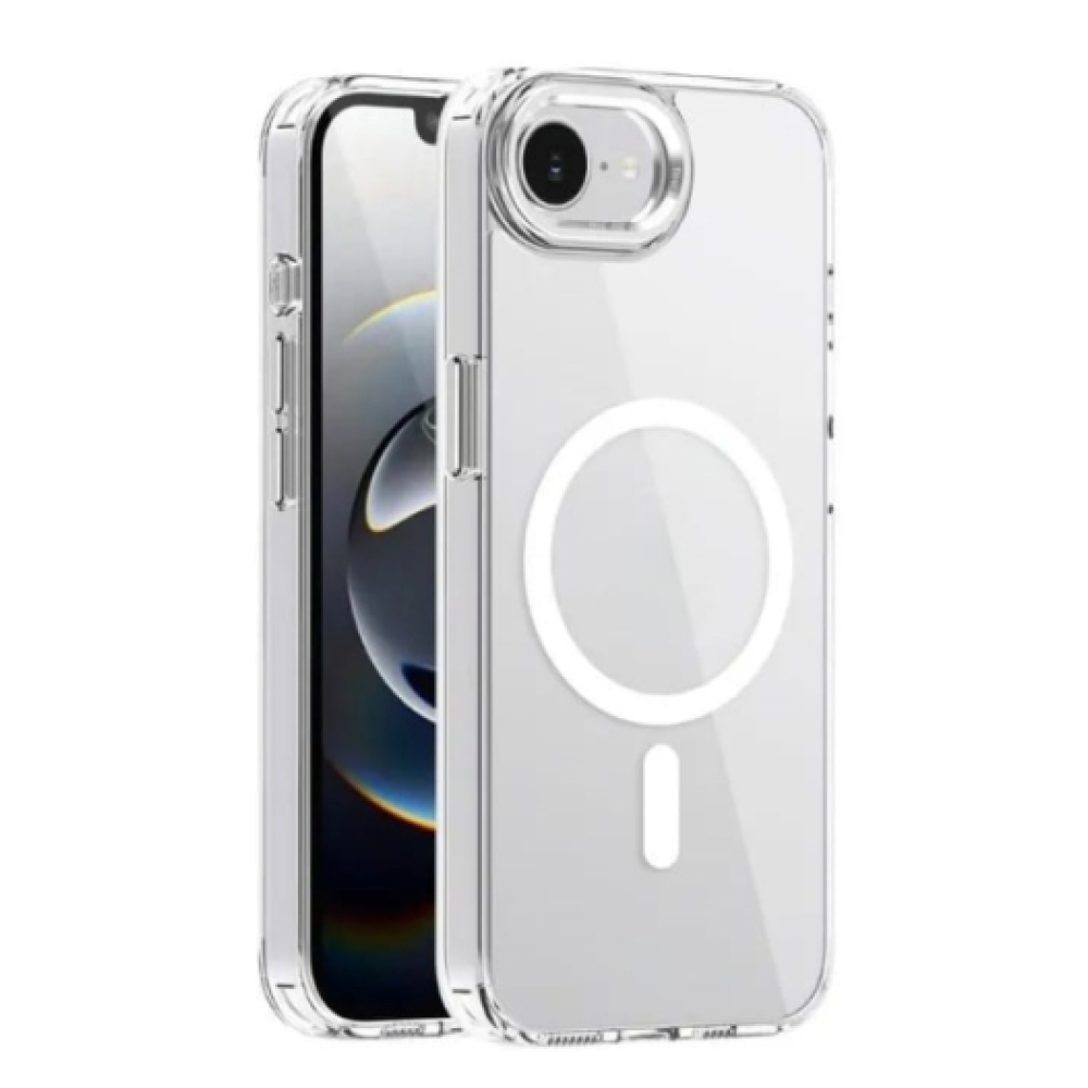 Чехол защитный vlp сrystal case с MagSafe для iPhone 16e/17e. Цвет: прозрачный