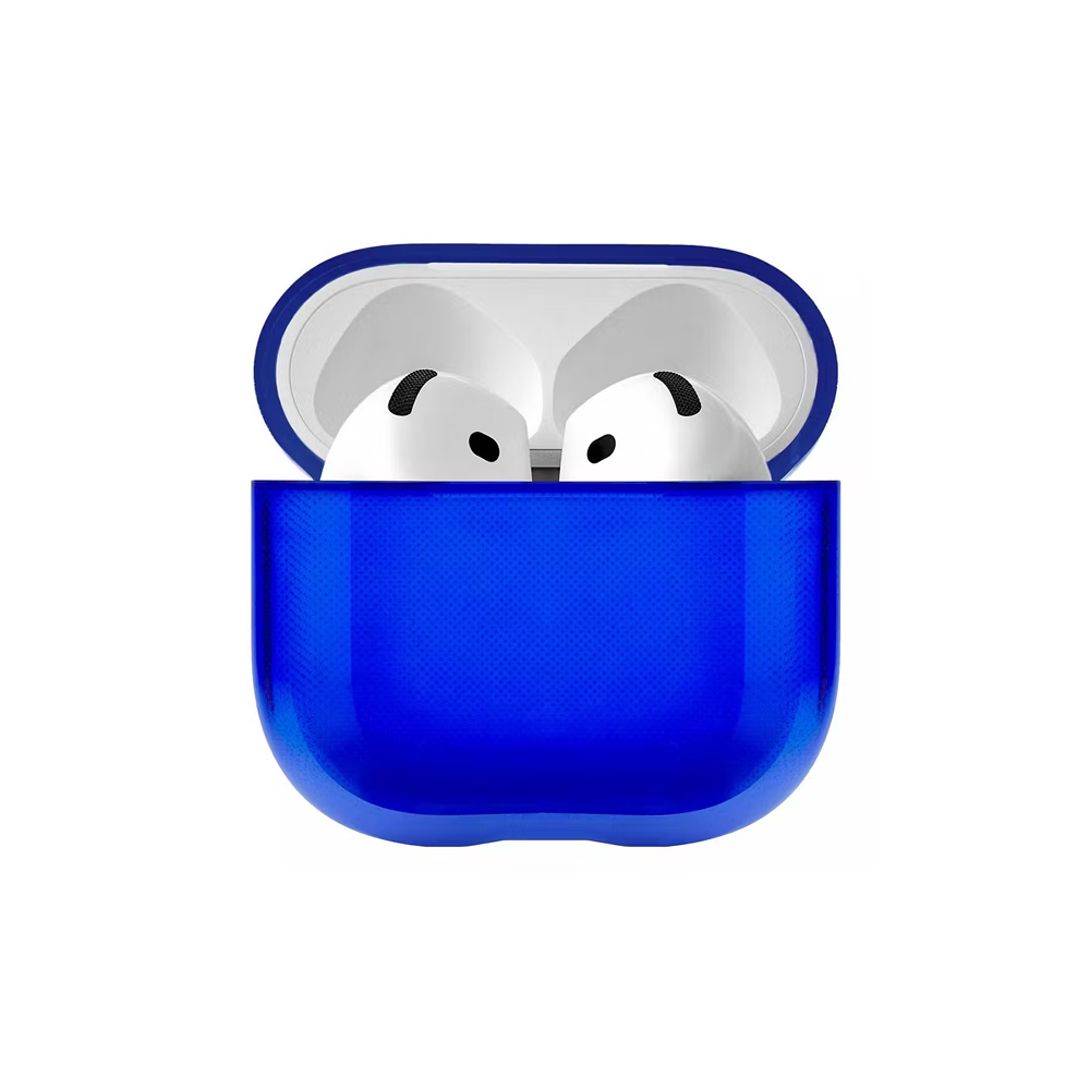 Чехол uBear Tone для AirPods 4, силикон. Цвет: синий