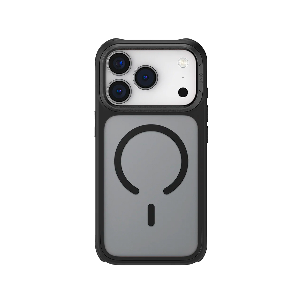 Чехол Uniq Veren с MagSafe для iPhone 17 Pro Max. Цвет: черный