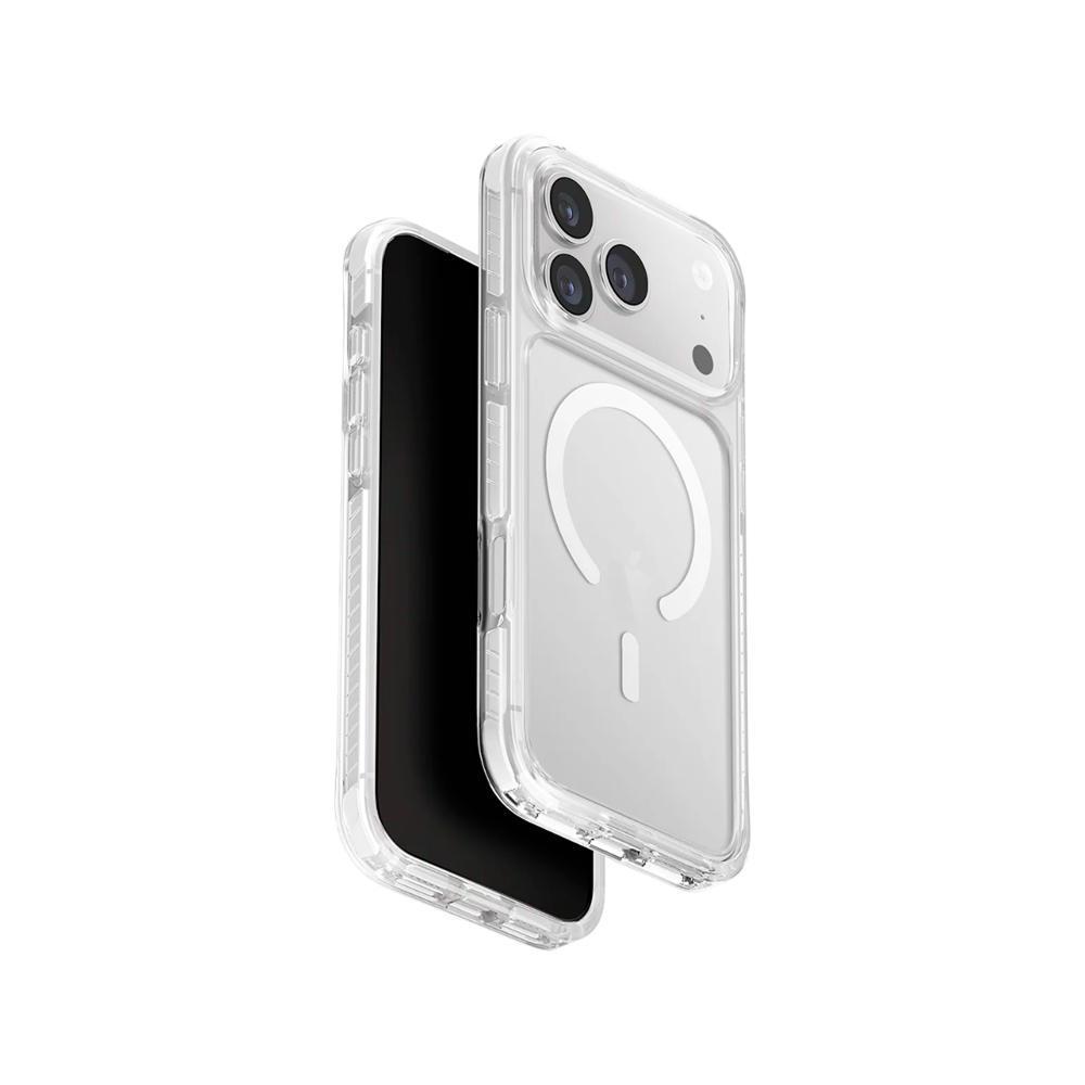 Чехол Uniq Combat с MagSafe для iPhone 17 Pro. Цвет: матовый белый