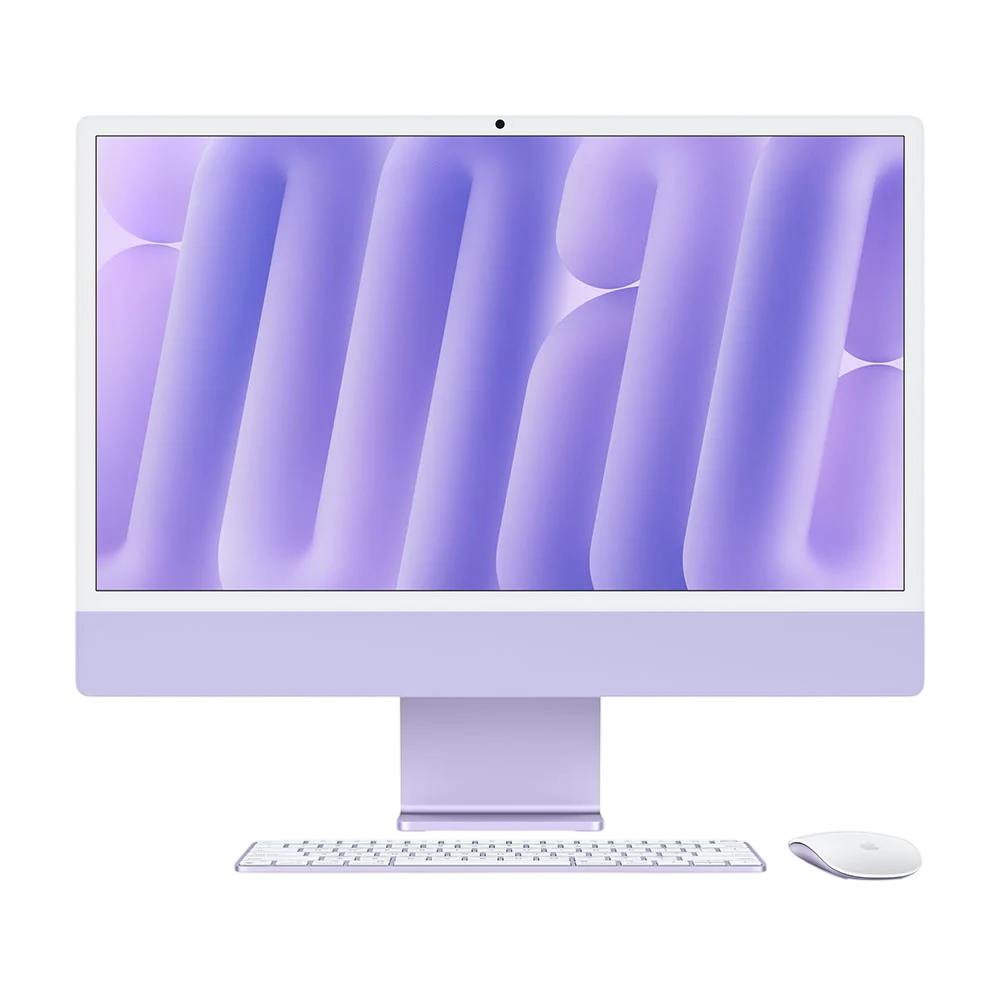 Apple iMac 24" (M4, 2024) 8/8 16 ГБ / 256 ГБ SSD Цвет: Фиолетовый
