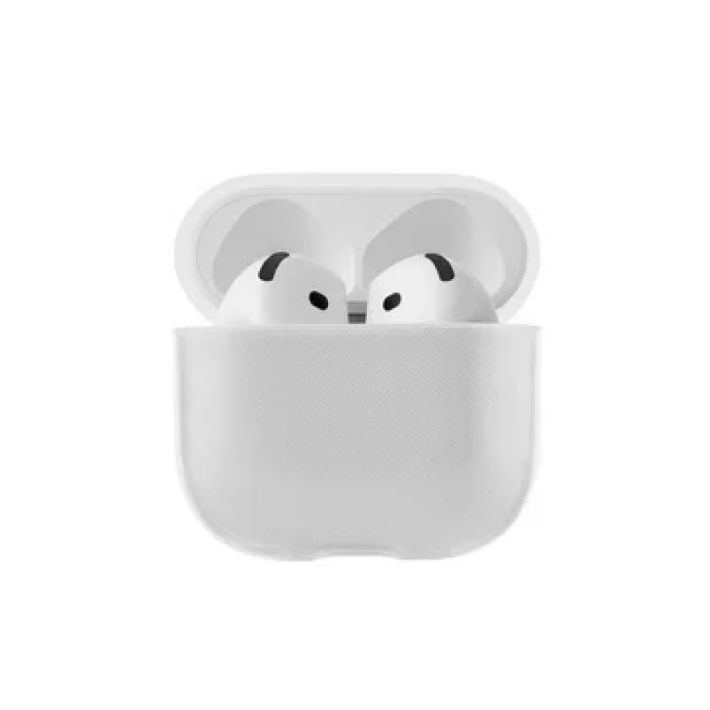 Чехол uBear Tone для AirPods 4, силикон. Цвет: прозрачный