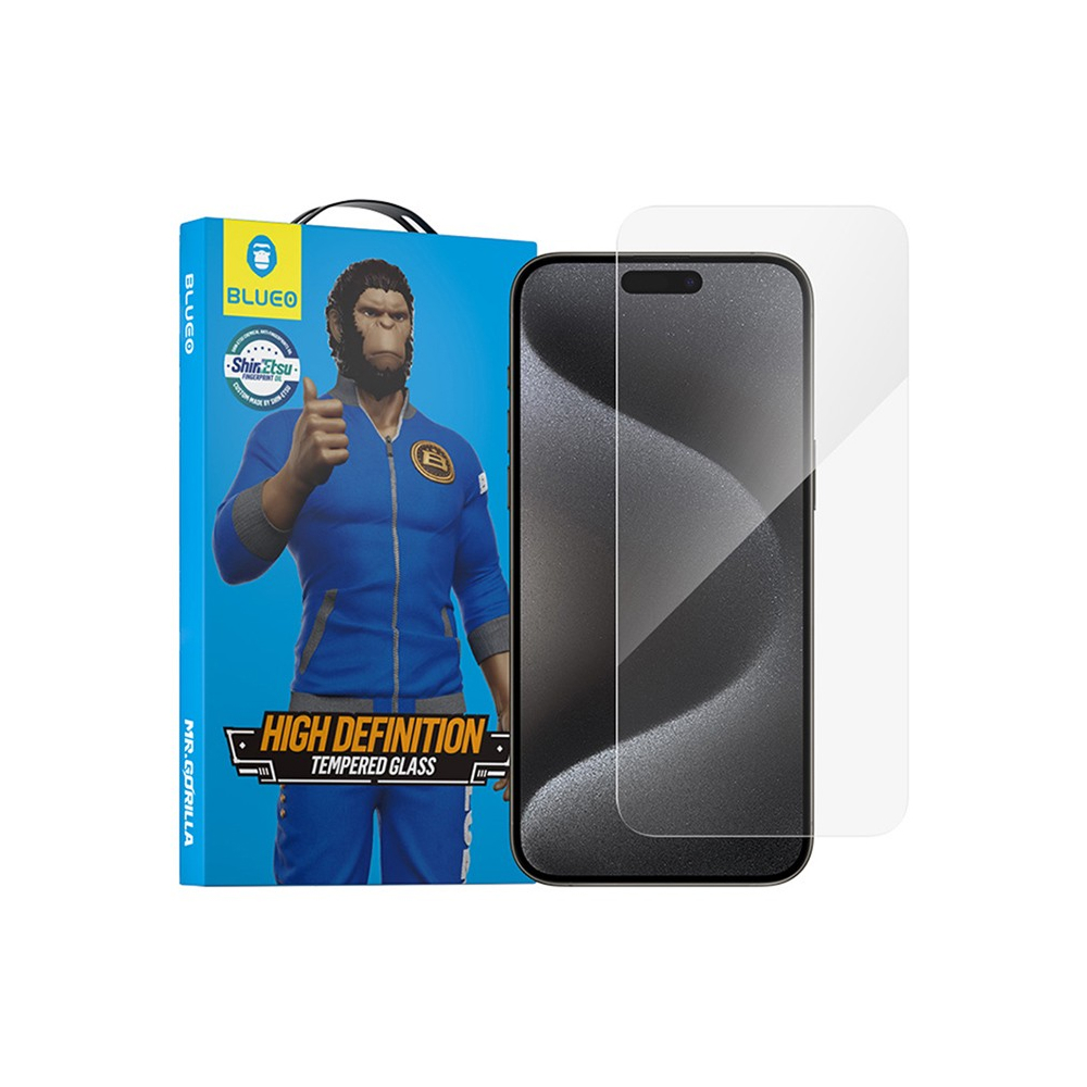 Защитное стекло BlueO Clear HD для iPhone 16 Pro