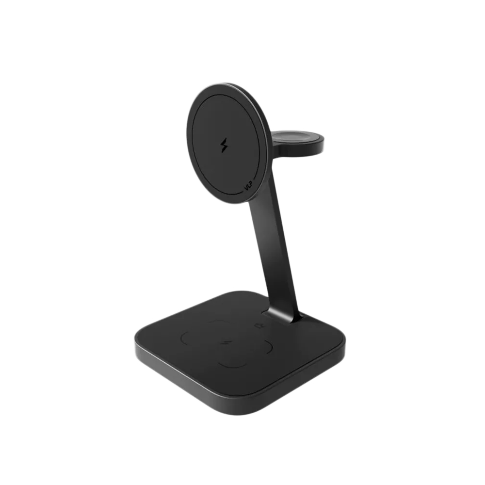 Беспроводное з/у VLP Unity Power 3 в 1 с Magsafe. Цвет: графит