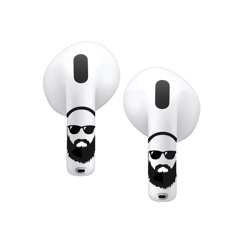 Наклейки VLP Easy Art для AirPods 4, bearded man