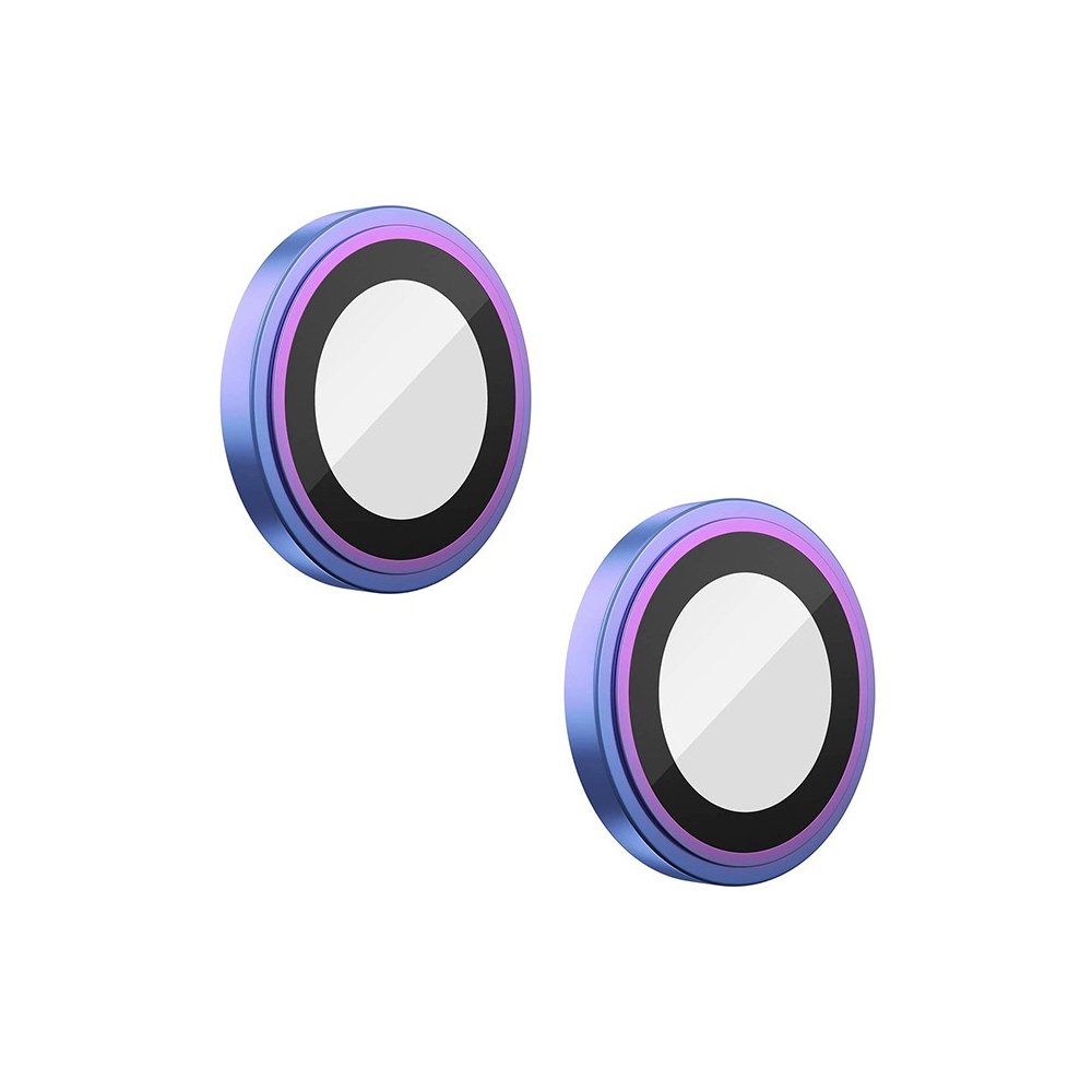 Защитное стекло BlueO Camera lens Acrylic frame д/камеры iPhone 14/14 Plus (2 шт.). Цвет: прозрачный