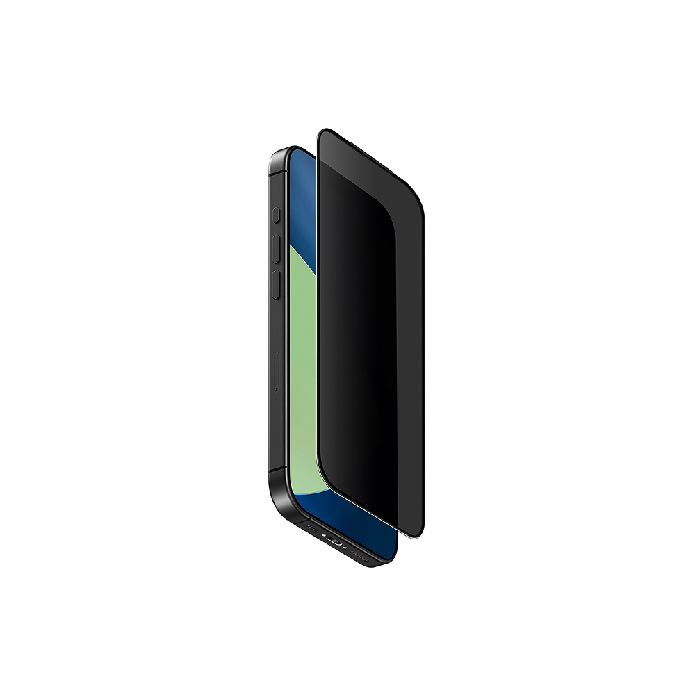 Защитное стекло Uniq OPTIX Privacy Anti-Dust Filter для iPhone 17 Pro Max. Цвет: чёрный