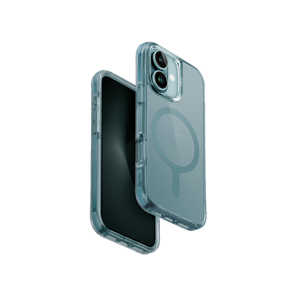 Чехол Uniq Combat (MagSafe) для iPhone 16. Цвет: зеленый