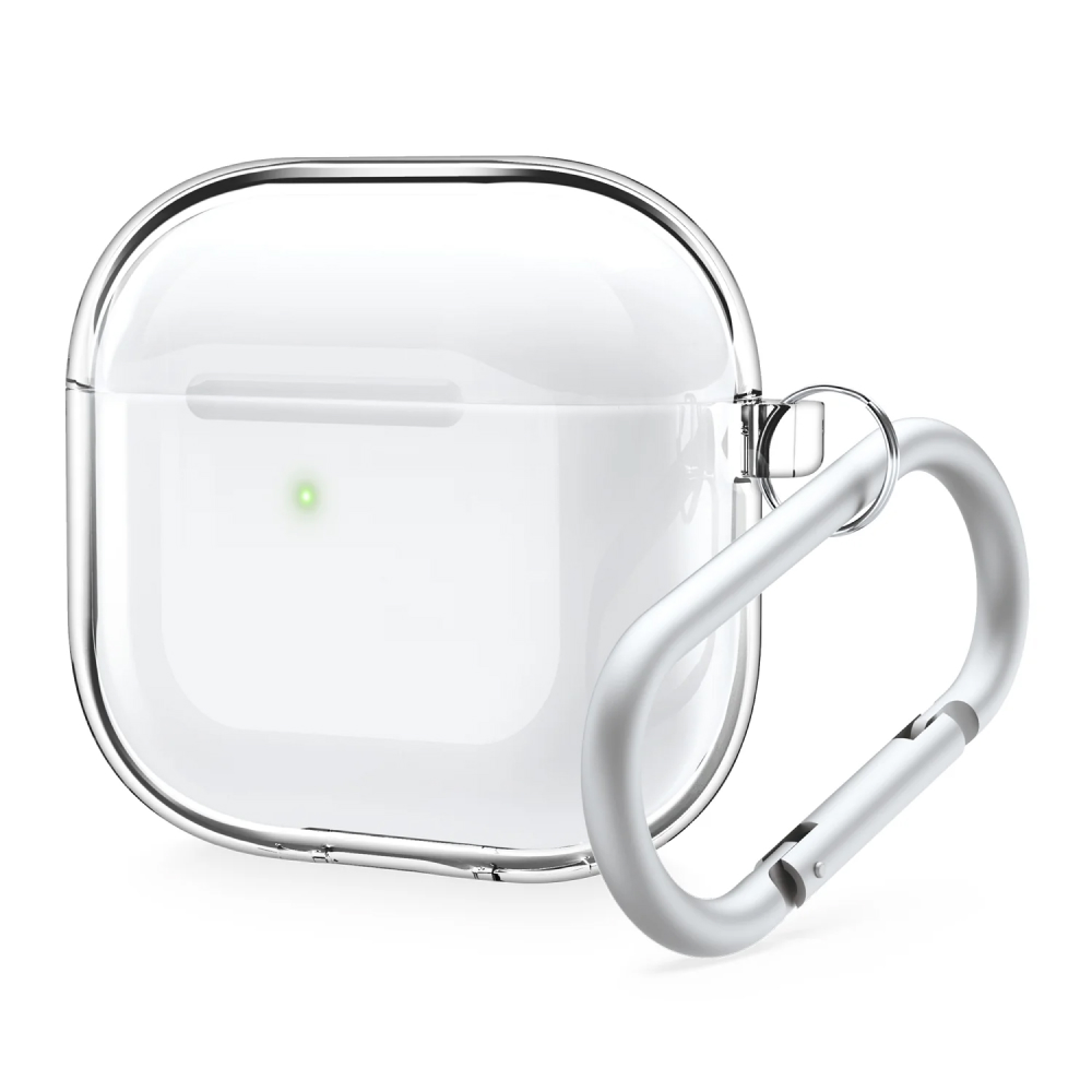 Чехол Elago Clear Hang case для AirPods 4, силикон. Цвет: прозрачный