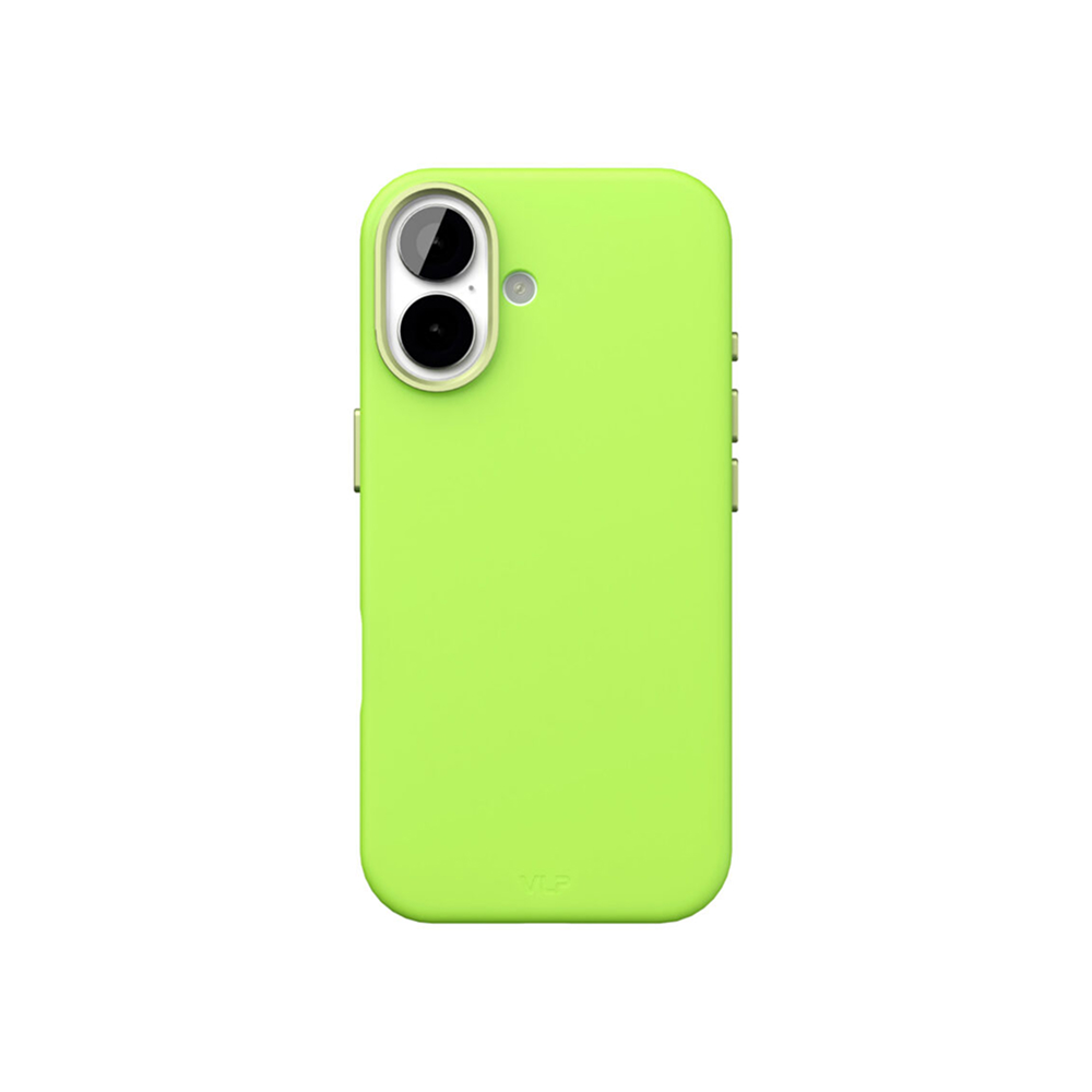 Чехол защитный VLP Aster Pro Case с MagSafe для iPhone 17. Цвет: лайм