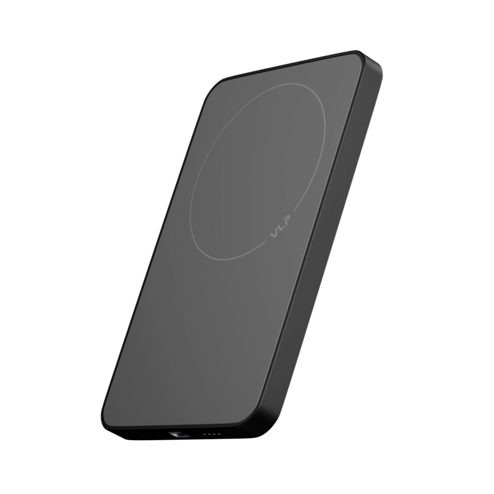 Внешний аккумулятор VLP Diamond Energy Magsafe, Qi2 5000 mAh, 3A, USB-C. Цвет:черный титан