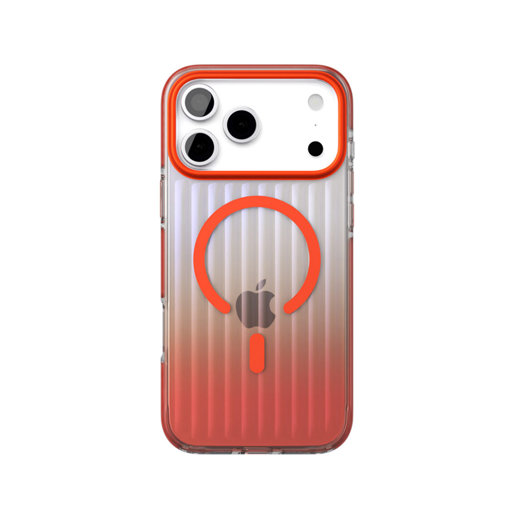 Чехол защитный VLP Pulse Case с MagSafe для iPhone 17 Pro. Цвет: оранжевый