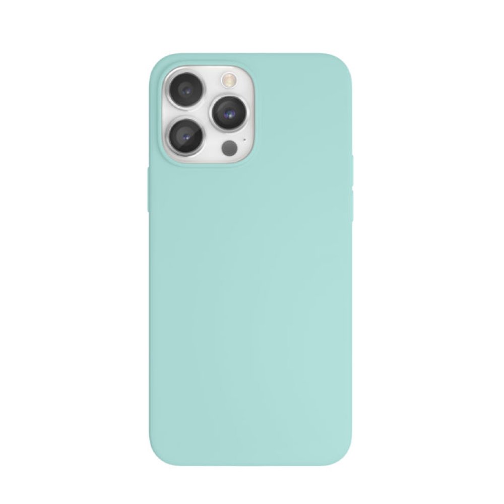 Чехол защитный vlp silicone case для iPhone 14 Pro Max. Цвет: бирюзовый