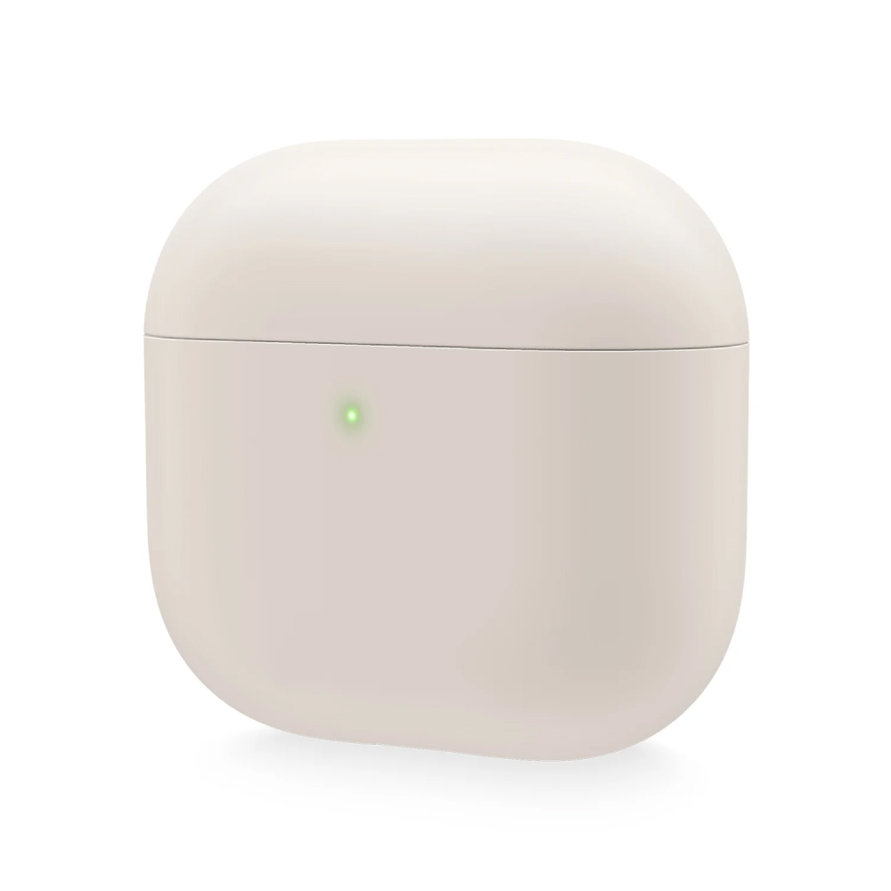 Чехол Elago Liquid silicone case для AirPods 4, силикон. Цвет: бежевый