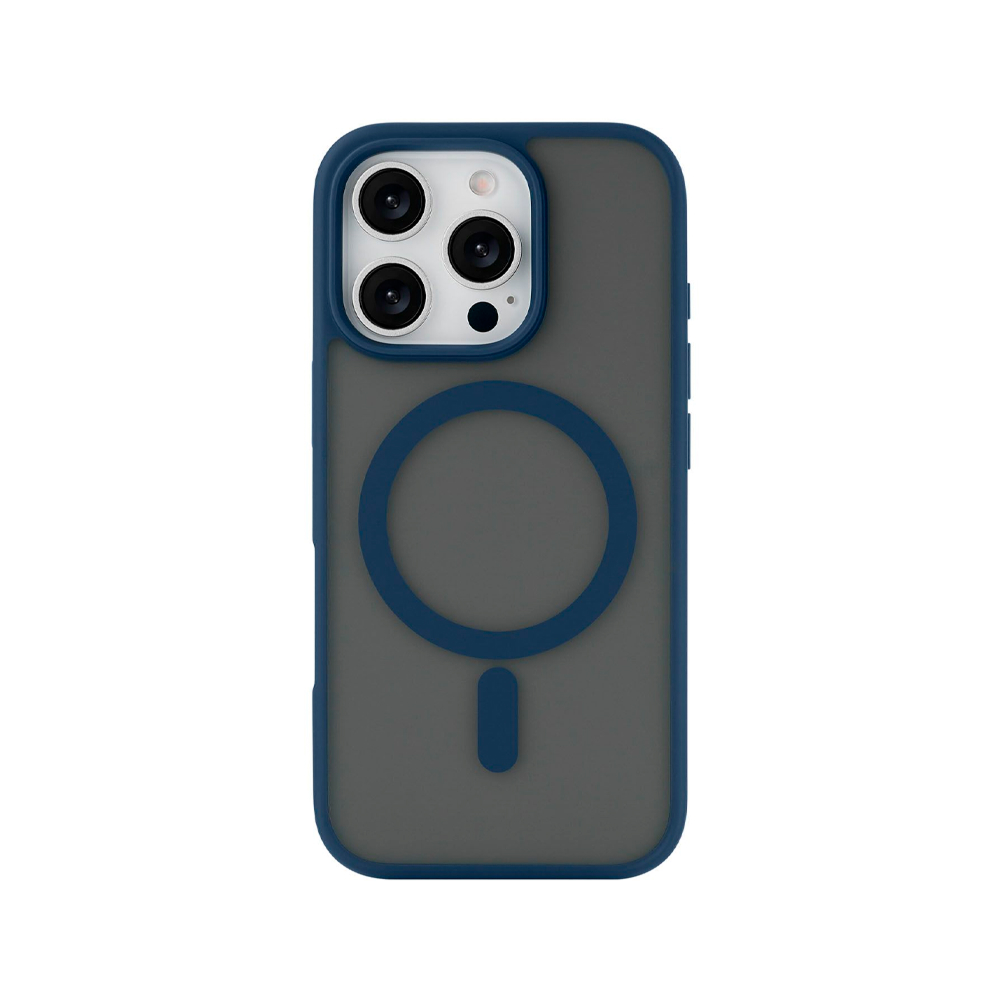 Чехол защитный uBear Cloud Mag Case для iPhone 16 Pro Max. Цвет: тёмно-синий