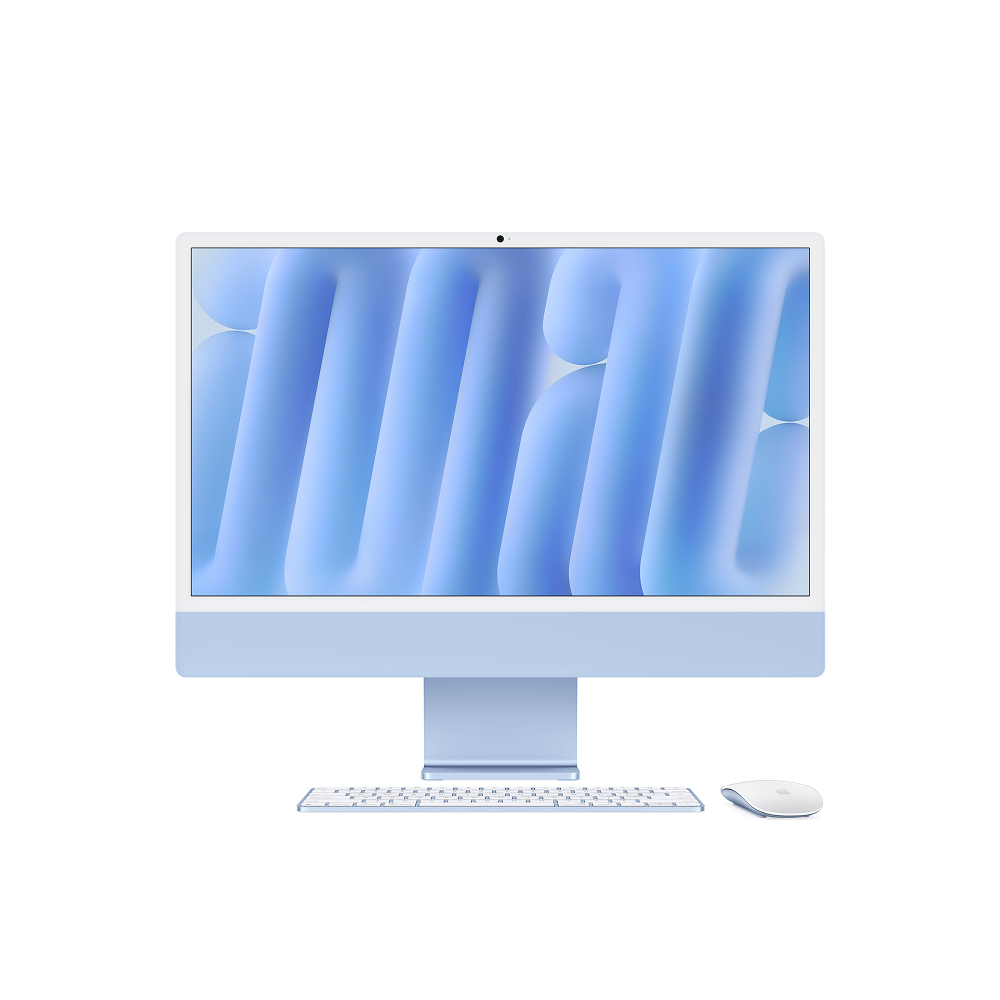 Apple iMac 24" (M4, 2024) 10/10 16 ГБ / 256 ГБ SSD Цвет: Синий