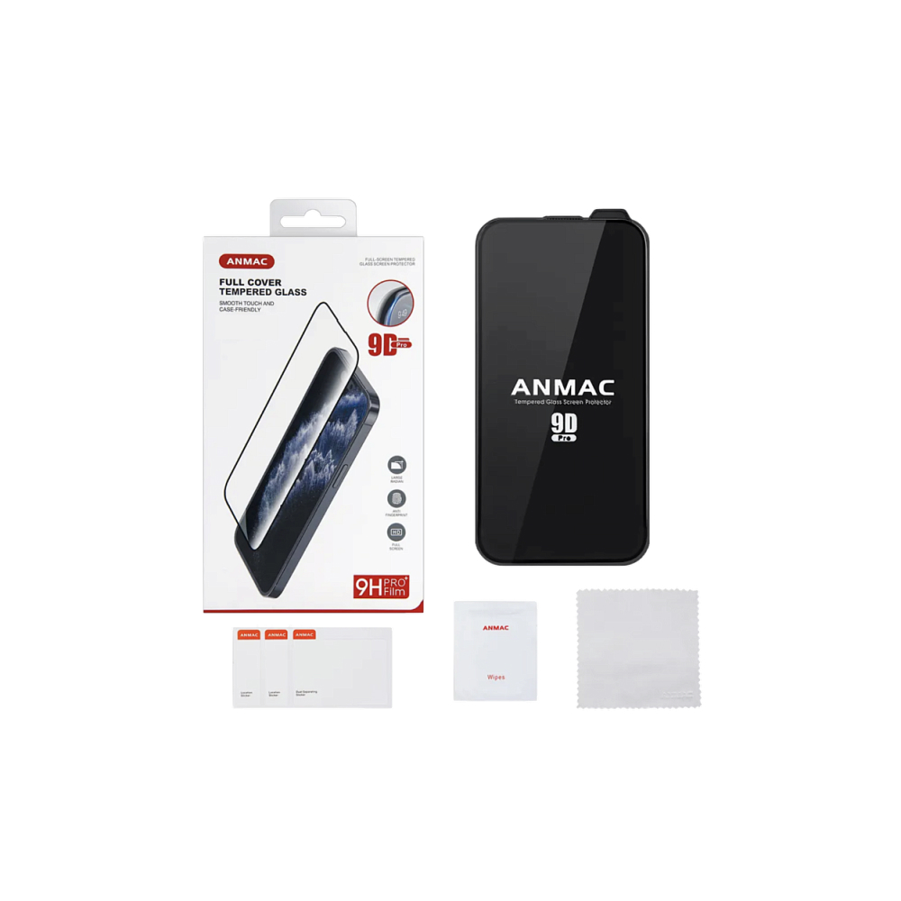 Защитное стекло ANMAC 3D Privacy для iPhone 17 Pro Max/16 Pro Max