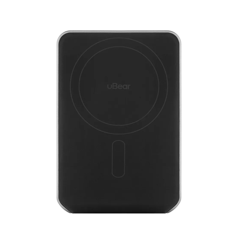 Внешний аккумулятор uBear Backup Magnetic Power bank, 5000mAh, PD 20W. Цвет: чёрный