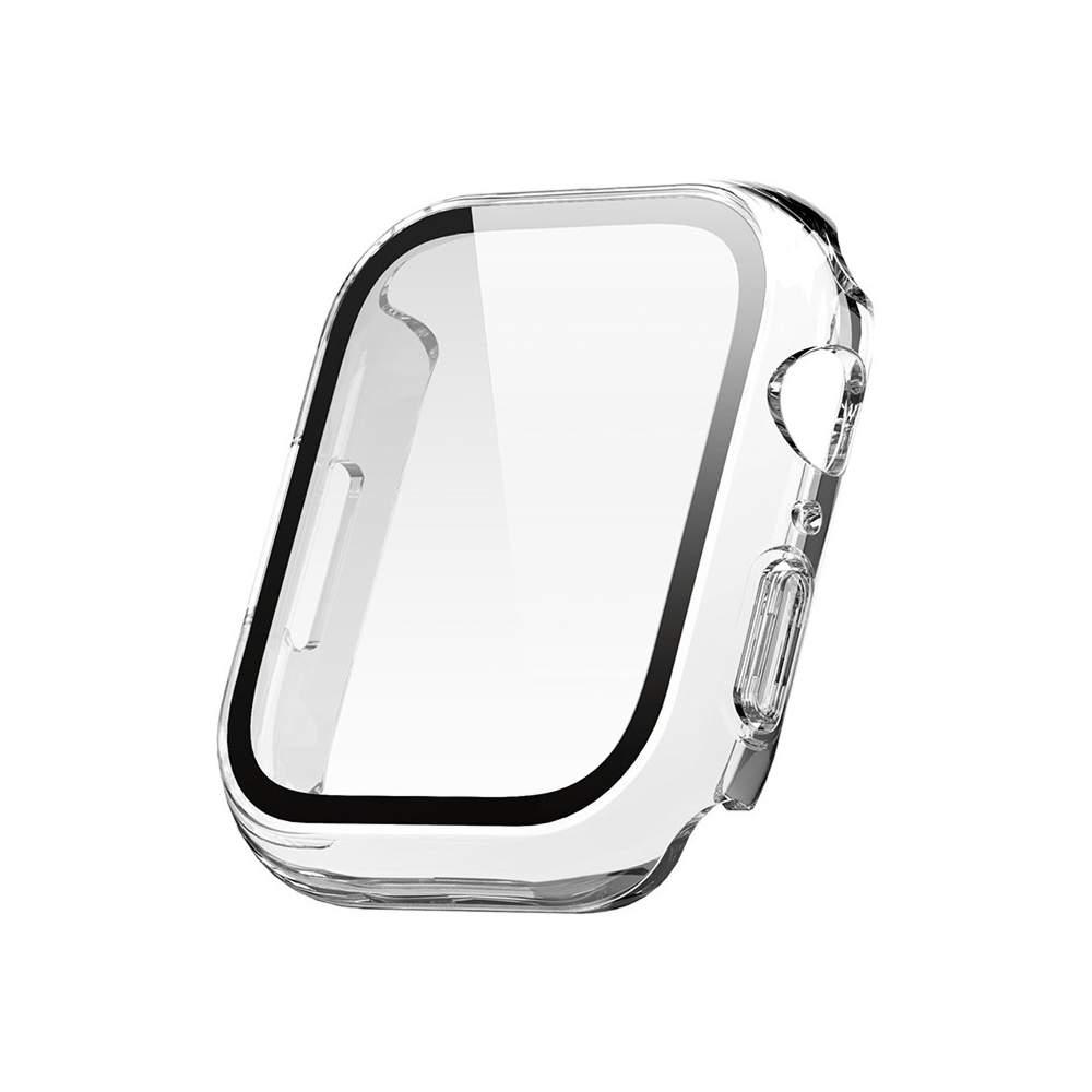 Чехол Elago Clear Shield case+9H glass для Apple Watch 46 мм. Цвет: прозрачный