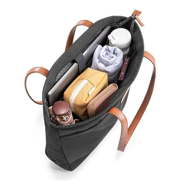 Сумка Tomtoc TheHer Laptop Tote Bag Versatile-T23 для MacBook Air/Pro 13". Цвет: черный