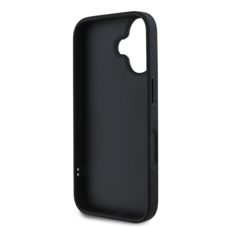 Чехол Lagerfeld 3D Rubber NFT Karl & Choupette для iPhone 16. Цвет: чёрный
