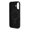 Чехол Lagerfeld Liquid Silicone NFT Karl & Choupette Heads MagSafe для iPhone 16. Цвет: черный