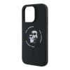 Чехол Lagerfeld Liquid Silicone NFT Karl & Choupette MagSafe для iPhone 16 Pro Max. Цвет: черный
