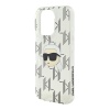Чехол Lagerfeld PC/TPU Monogram NFT Karl Head для iPhone 16 Pro. Цвет: прозрачный
