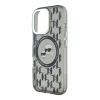 Чехол Lagerfeld PC/TPU Monogram NFT Karl & Choup Metal Cam MagSafe для iPhone 16 Pro. Цвет: черный