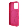 Чехол Lagerfeld Liquid Silicone NFT Karl Head MagSafe для iPhone 16 Pro Max. Цвет: фуксия