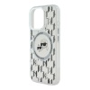 Чехол Lagerfeld PC/TPU Monogram NFT Karl & Choup Metal Cam для iPhone 16 Pro Max. Цвет: прозрачный