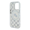 Чехол Lagerfeld PC/TPU Monogram NFT Karl & Choup Metal Cam для iPhone 16 Pro Max. Цвет: прозрачный
