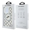 Чехол Lagerfeld PC/TPU Monogram NFT Karl & Choup Metal Cam для iPhone 16 Pro Max. Цвет: прозрачный