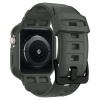 Ремешок и защитный чехол SPIGEN RUGGED ARMOR PRO для Apple Watch 44/45мм. Цвет: зеленый