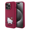 Чехол Hello Kitty Liquid Silicone Dreaming Kitty для iPhone 15 Pro Max. Цвет: красный
