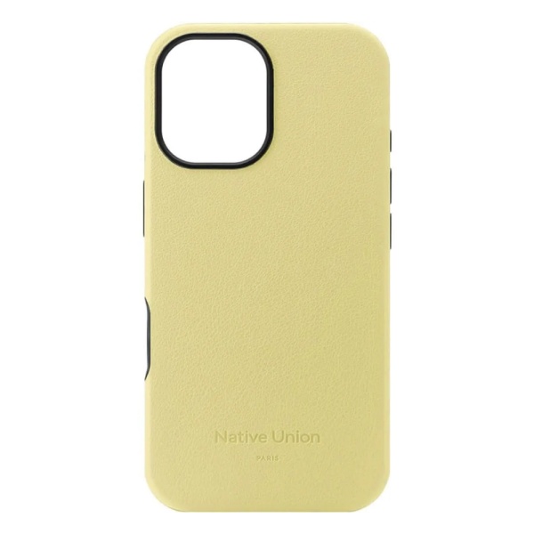Чехол защитный Native Union Active Case с MagSafe для iPhone 16. Цвет: лимонный