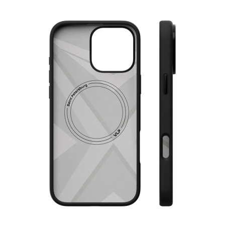 Чехол защитный vlp aster pro case с MagSafe для iPhone 16 Pro Max. Цвет: черный