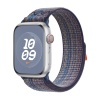 Спортивный ремешок Nike для Apple Watch 45мм. Цвет: синий/оранжевый