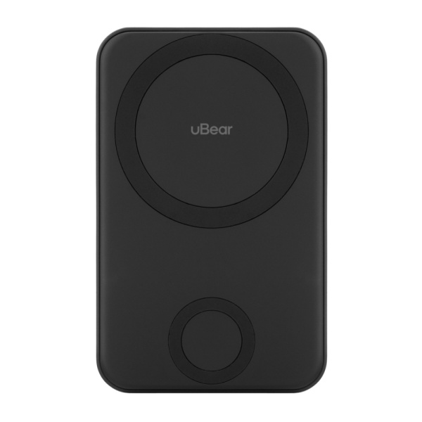 Внешний аккумулятор uBear Range Magnetic Power bank, 6500mAh, PD 20W. Цвет: чёрный
