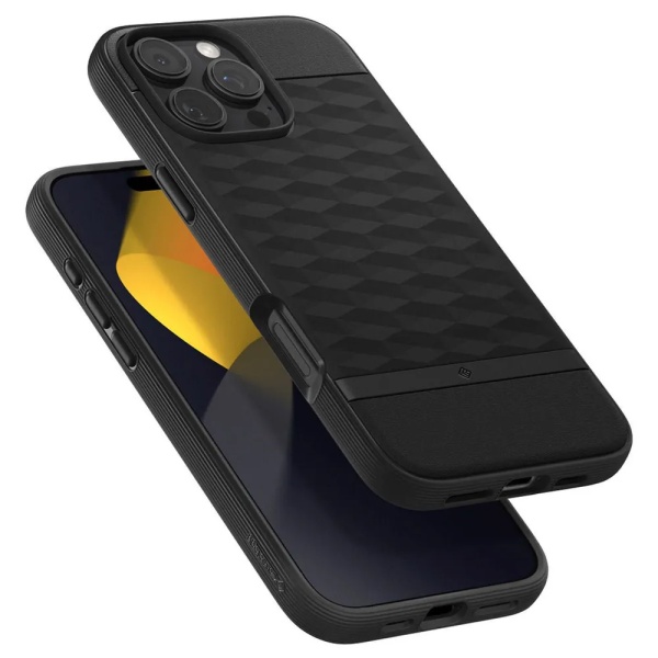 Чехол Spigen Caseology Parallax MagSafe для iPhone 16 Pro. Цвет: черный