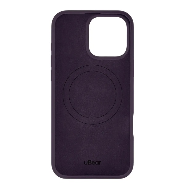 Чехол защитный uBear Touch Mag Case для iPhone 16 Pro. Цвет: темно-фиолетовый