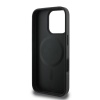 Чехол Guess PU 4G Stripes MagSafe для iPhone 16 Pro. Цвет: черный