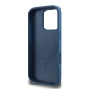 Чехол Guess PU 4G Stripes MagSafe для iPhone 16 Pro. Цвет: синий