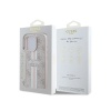 Чехол Guess PU 4G Stripes MagSafe для iPhone 16 Pro. Цвет: розовый