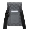 Сумка Lagerfeld Wallet Phone Pouch Saffiano Monogram для iPhone. Цвет: серебристый