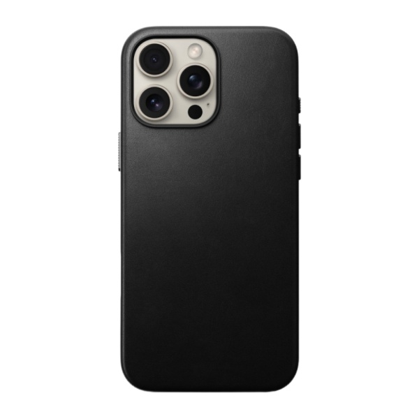 Чехол защитный Nomad Traditional Leather case для iPhone 16 Pro Max. Цвет: черный