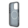 Чехол Guess PC/TPU 4G Peony MagSafe для iPhone 16 Pro. Цвет: черный