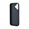 Чехол Lagerfeld Fixed glitters NFT Choupette Metal pin для iPhone 16. Цвет: серебристый